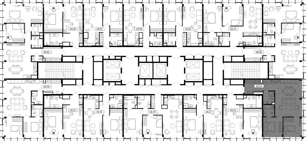 2-комнатная квартира: Москва, 4-я улица Марьиной Рощи, 10к5 (68.8 м) - Фото 1