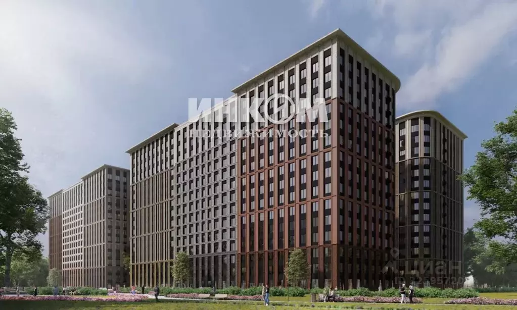 Студия Москва № 3 кв-л, 6к2 (35.19 м) - Фото 1