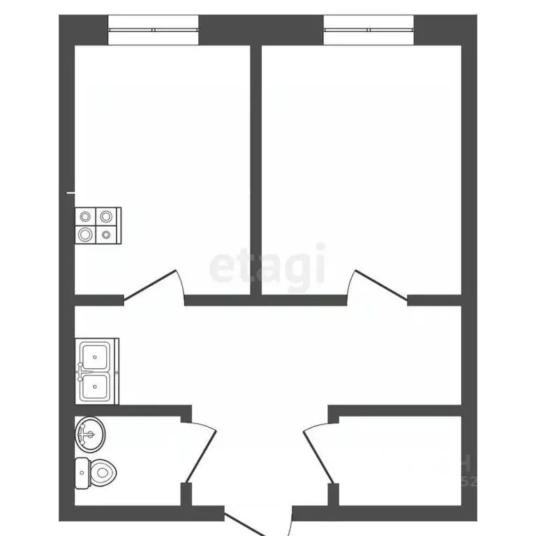 1-к кв. Ставропольский край, Ессентуки Кисловодская ул. (36.0 м) - Фото 2