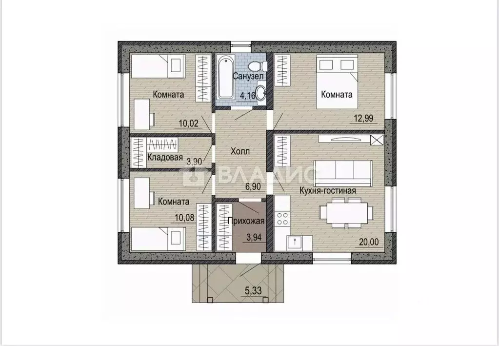 Участок в Пензенская область, Пензенский район, Мичуринский сельсовет, ... - Фото 2