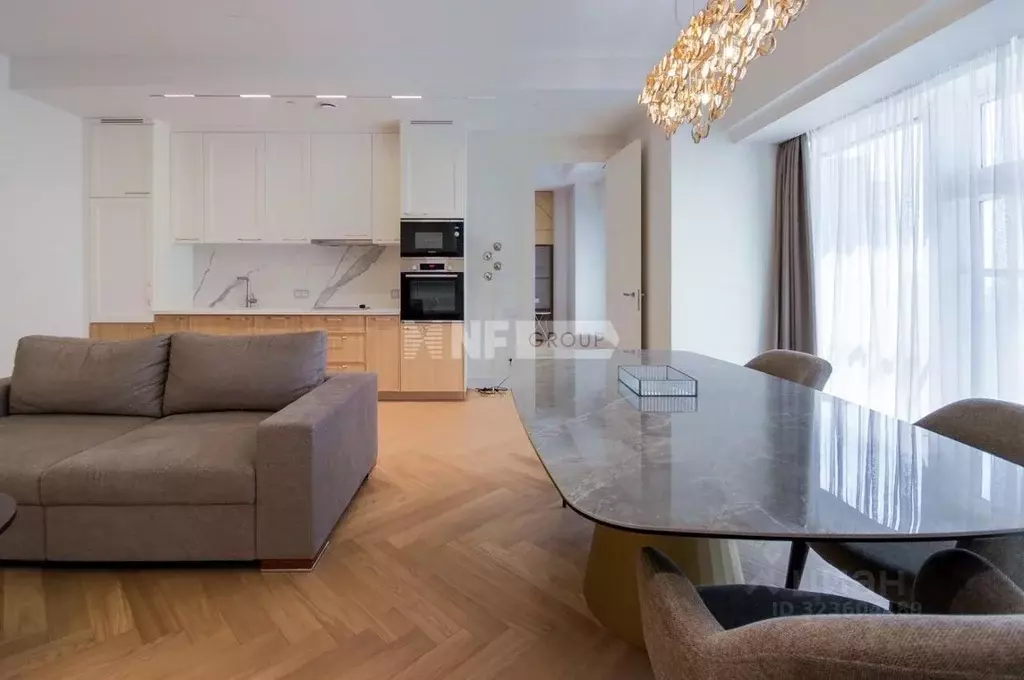 2-к кв. Москва 1-й Красногвардейский проезд, 15 (95.0 м) - Фото 1