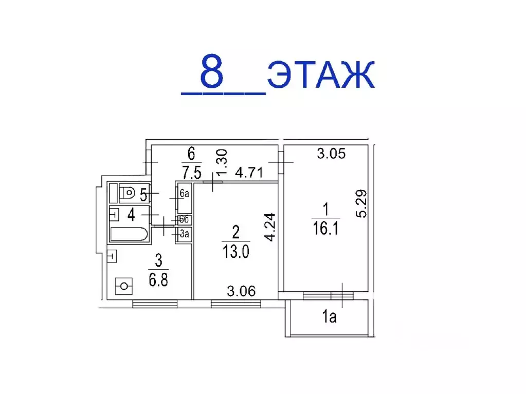 2-к кв. Москва ул. Яблочкова, 23 (49.0 м) - Фото 2