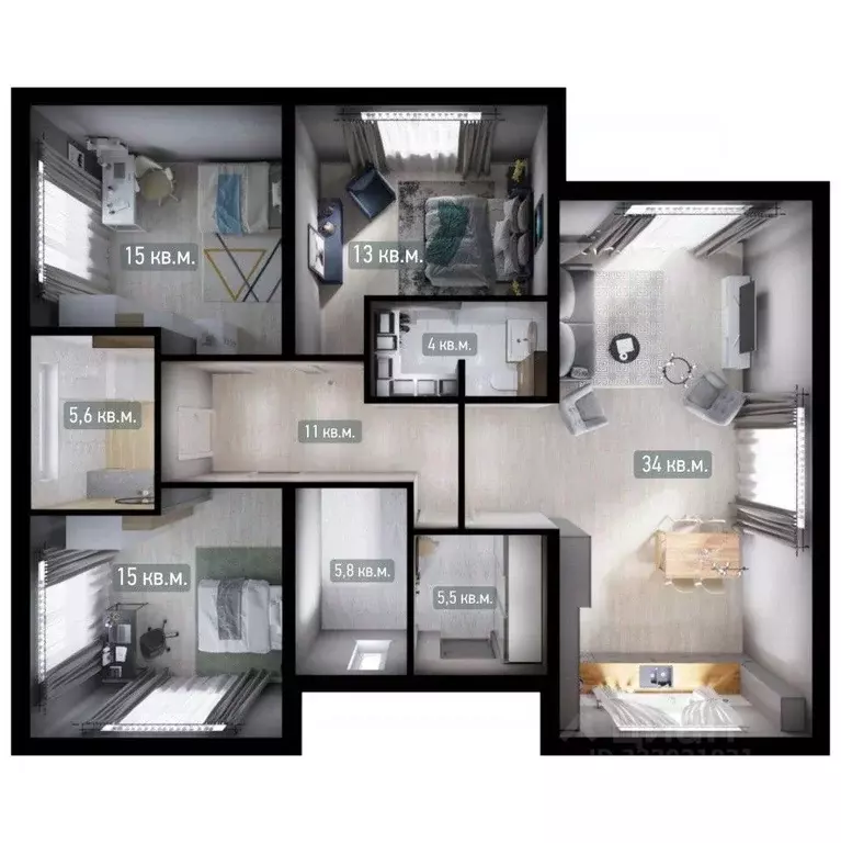 Дом в Свердловская область, Белоярский муниципальный округ, пос. ... - Фото 1