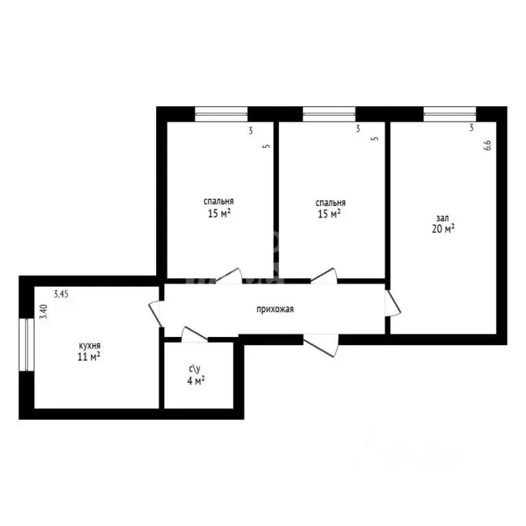 3-к кв. Дагестан, Дербент Строительная ул., 3Ю (75.0 м) - Фото 2