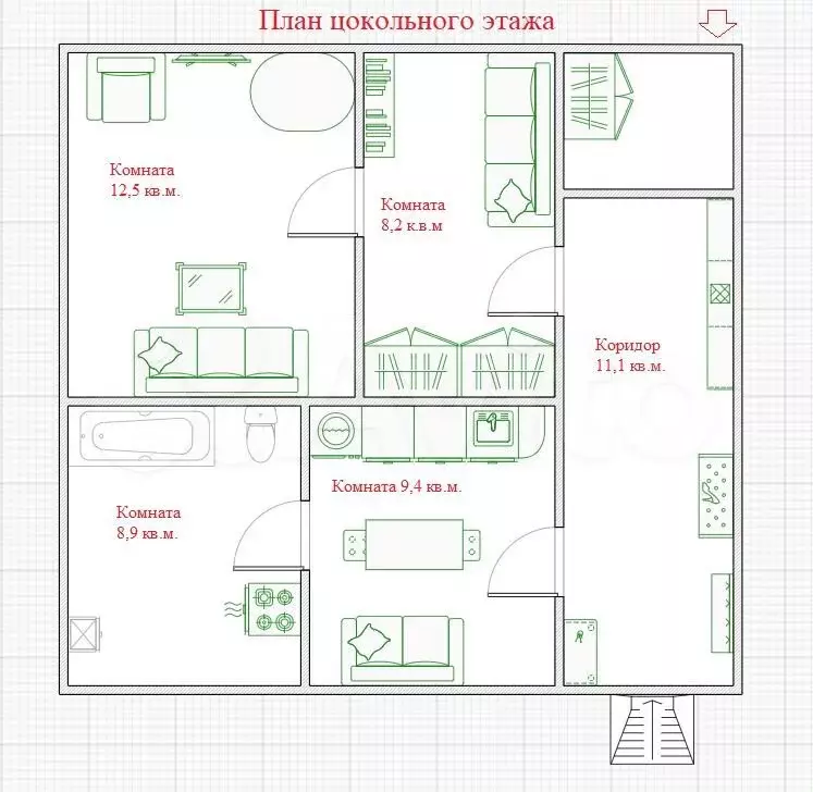 Дом 103,5 м на участке 3,9 сот. - Фото 0