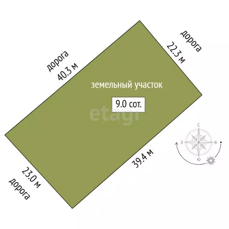 Участок в Тюменская область, Тюменский муниципальный округ, д. ... - Фото 2