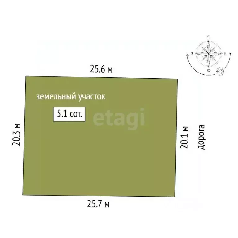 Участок в Крым, Симферопольский район, Урожайновское с/пос, Земляничка ... - Фото 1