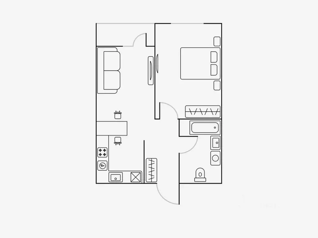 2-к кв. Воронежская область, Воронеж ул. 9 Января, 68/2к3 (38.0 м) - Фото 2
