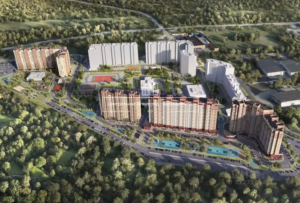 1-к кв. Московская область, Домодедово Востряково мкр, Оптима жилой ... - Фото 0