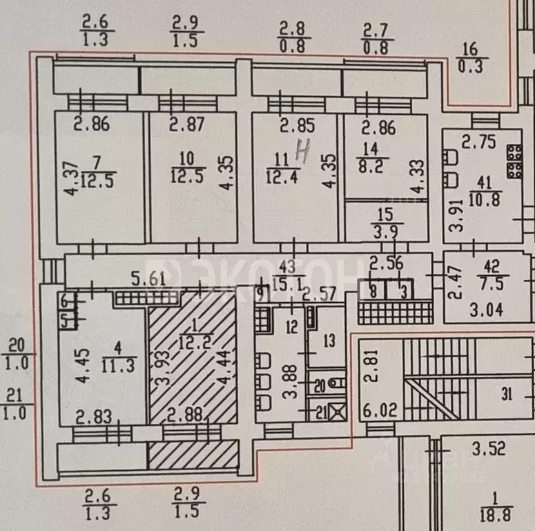 Комната Санкт-Петербург Будапештская ул, 71к4 (12.2 м) - Фото 1