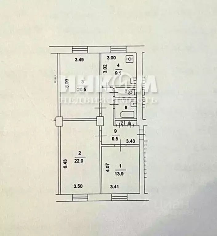 Комната Москва Ольховская ул., 45С2 (20.5 м) - Фото 0