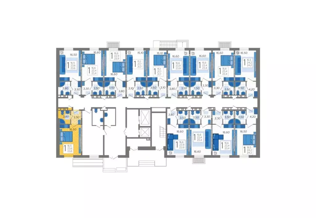 Квартира-студия: Сочи, улица Искры, 88к8 (24.5 м) - Фото 1