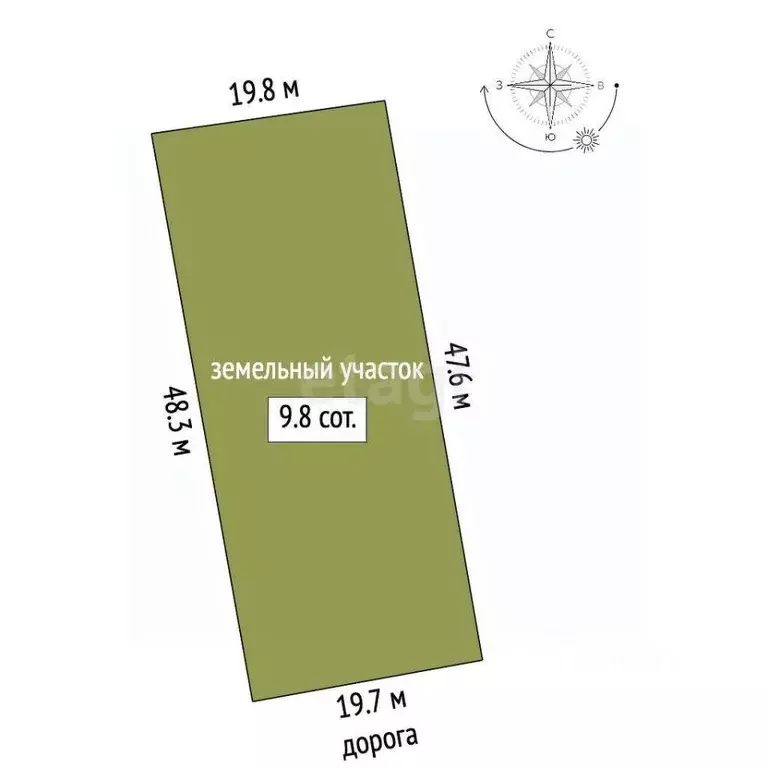 Участок в Свердловская область, Екатеринбург Новый Свет СНТ,  (9.8 ... - Фото 2