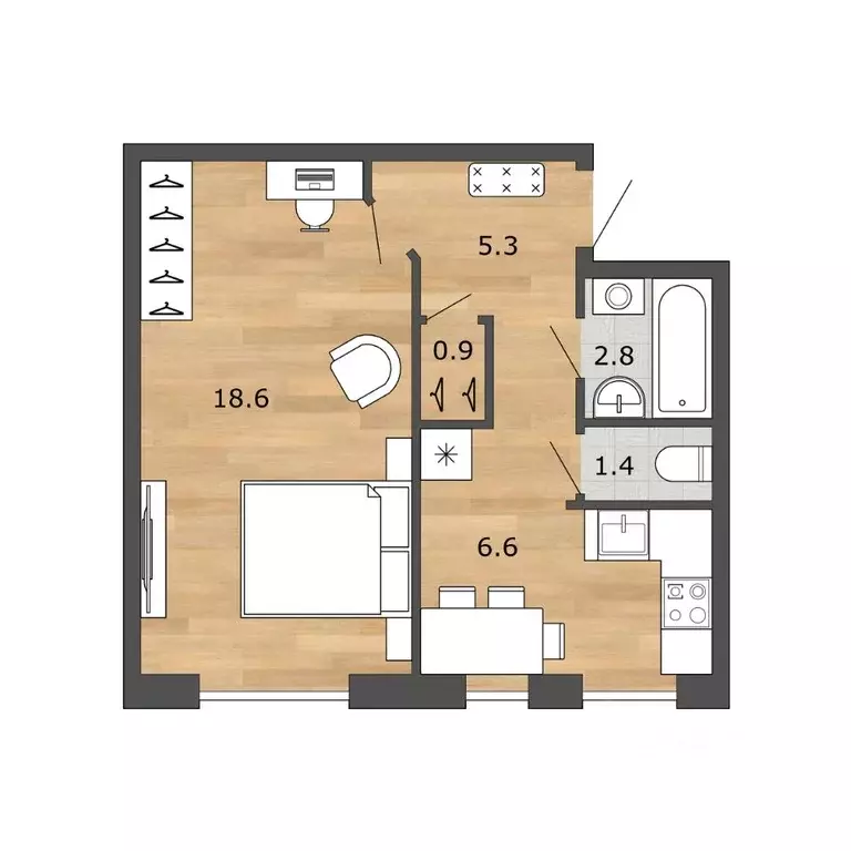 1-к кв. Санкт-Петербург, Санкт-Петербург, Кронштадт Флотская ул., 5 ... - Фото 1