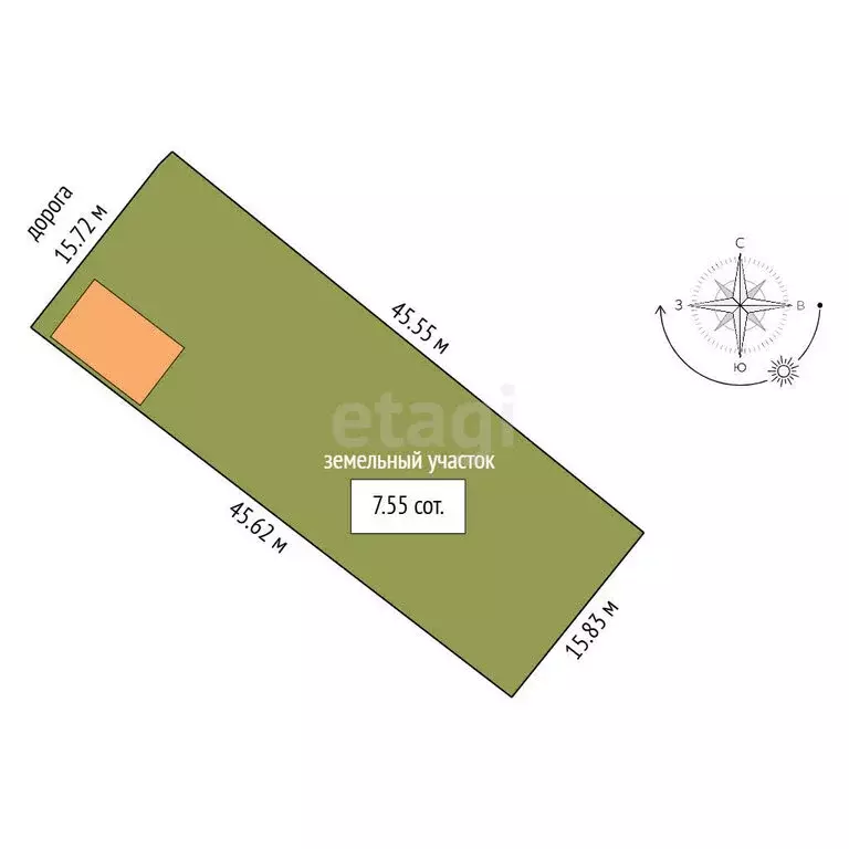 Дом в Миасс, коллективный сад Железнодорожник (39.9 м) - Фото 1