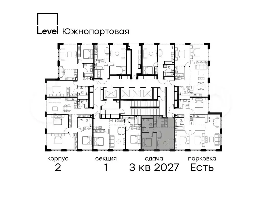 2-к. квартира, 40 м, 47/47 эт. - Фото 1