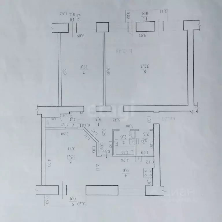 3-к кв. Забайкальский край, Чита Новобульварная ул., 6 (93.0 м) - Фото 2