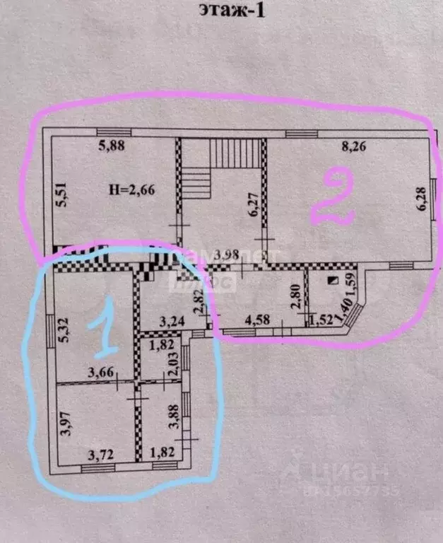 Коттедж в Омская область, Омск ул. 1-я Самарская, 14 (340 м) - Фото 1