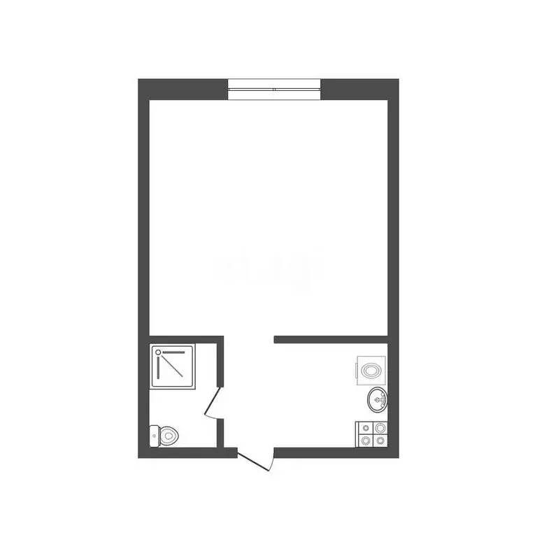 Квартира-студия: Иркутск, Пограничный переулок, 1Г (18 м) - Фото 1