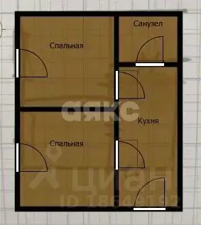 2-к кв. Краснодарский край, Анапа ул. Кати Соловьяновой, 84 (27.4 м) - Фото 2