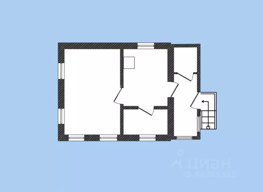 Дом в Алтайский край, Бийск ул. 3-я Нижне-Цесовская, 16 (40 м) - Фото 2