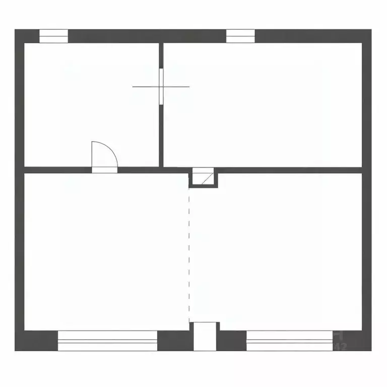 Свободной планировки кв. Омская область, Омск Заозерный мкр, ул. ... - Фото 2