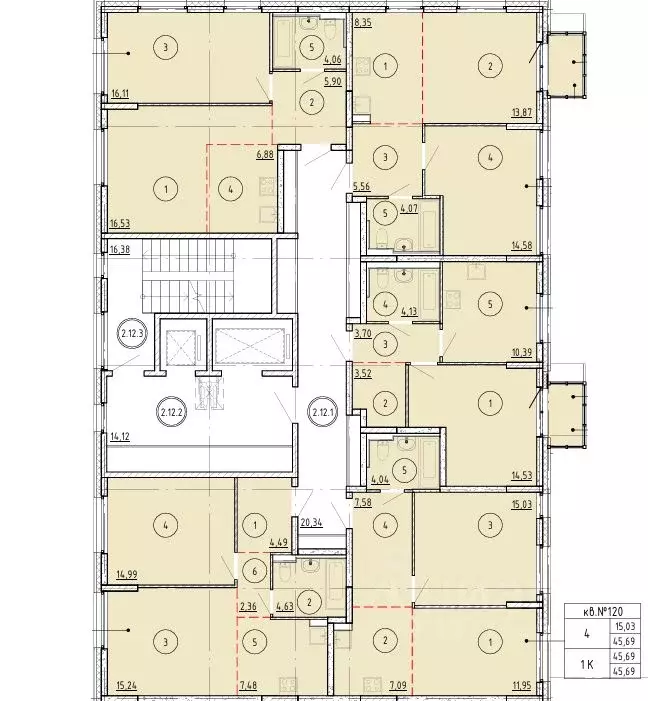 1-к кв. Приморский край, Владивосток ул. Борисенко (45.69 м) - Фото 1