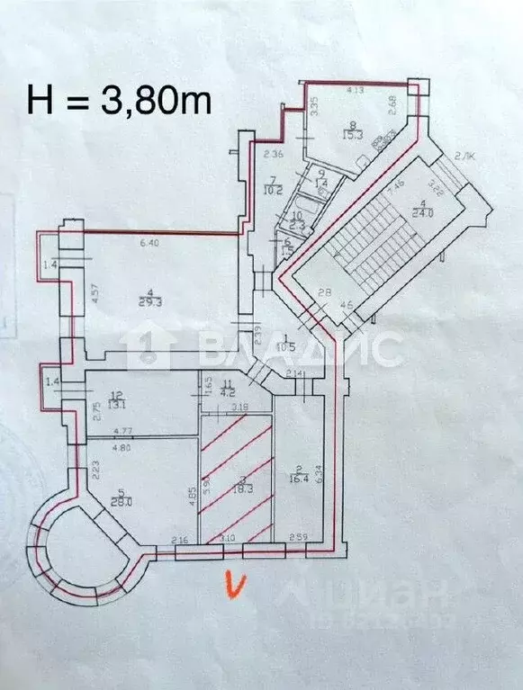Комната Санкт-Петербург Барочная ул., 2 (18.3 м) - Фото 1
