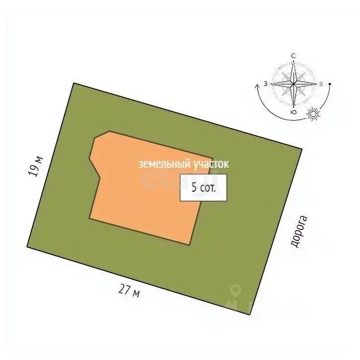 Дом в Крым, Евпатория городской округ, Заозерное пгт ул. Космическая, ... - Фото 2