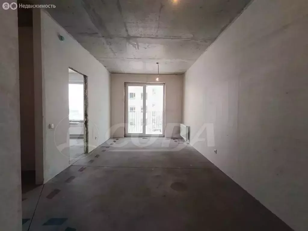 1-комнатная квартира: Тюмень, улица Владислава Крапивина, 9 (39.6 м) - Фото 2