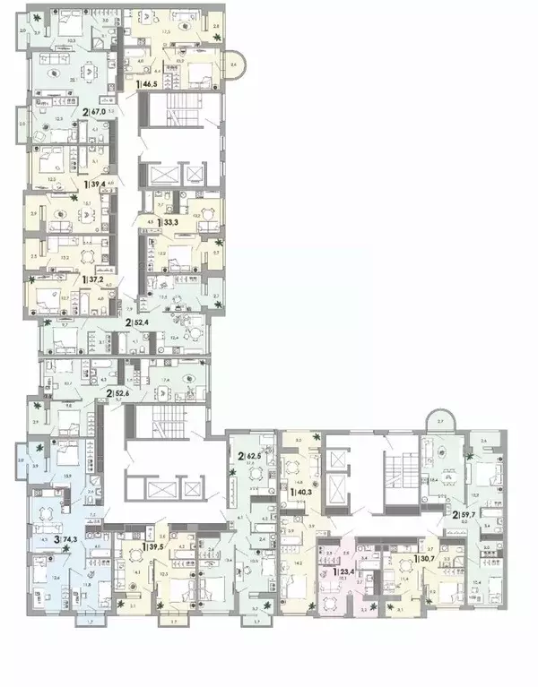 2-к кв. Тверская область, Тверь Южный мкр,  (59.7 м) - Фото 2