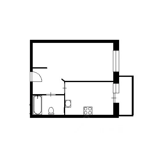 1-к кв. Ленинградская область, Кудрово г. Всеволожский район, ... - Фото 2