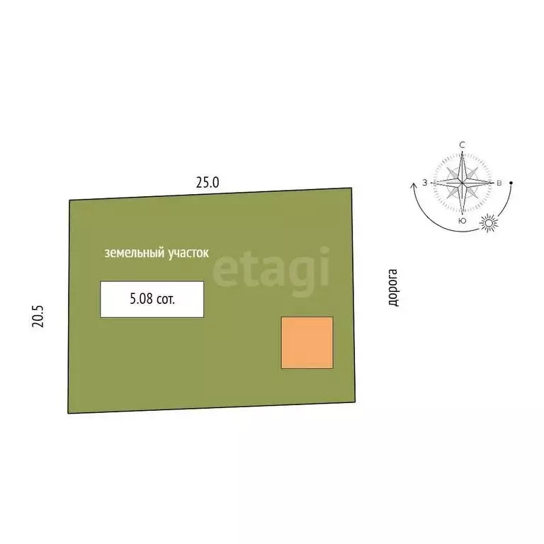 Дом в Симферопольский район, Мирновское сельское поселение, ... - Фото 2