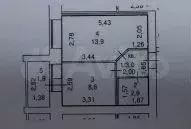 1-к. квартира, 28,4 м, 2/9 эт. - Фото 0