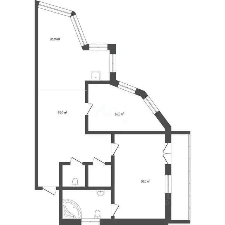 3-к кв. Севастополь ул. Дмитрия Ульянова, 55 (122.0 м) - Фото 2
