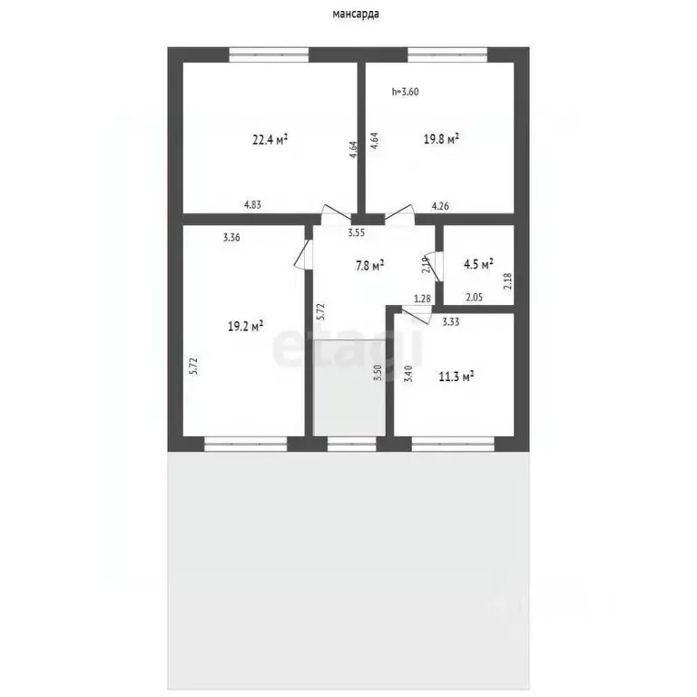 Дом в Ростовская область, Аксайский район, Большелогское с/пос, ... - Фото 2