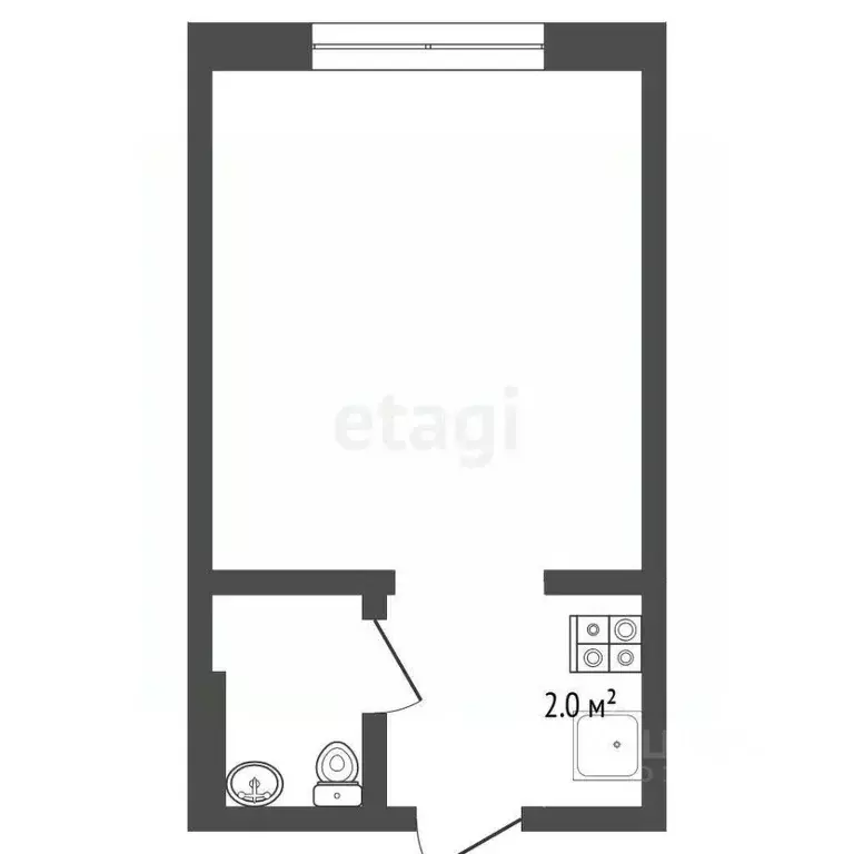 Студия Тюменская область, Тюменский муниципальный округ, пос. ... - Фото 2