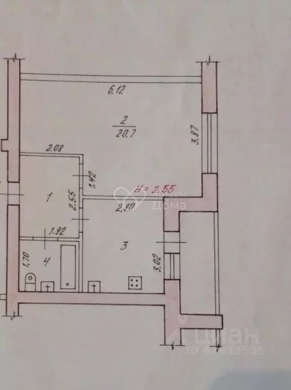 1-к кв. Волгоградская область, Волгоград Родниковая ул., 14 (39.1 м) - Фото 1