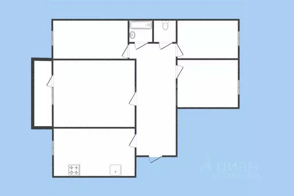 4-к кв. Костромская область, Кострома Советская ул., 86 (78.0 м) - Фото 0