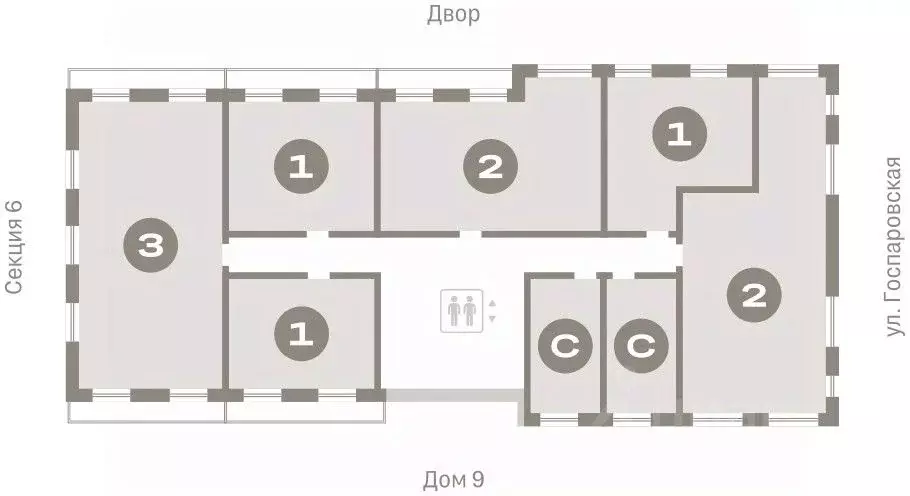 1-к кв. Тюменская область, Тюмень Причальная ул., 7 (43.18 м) - Фото 1