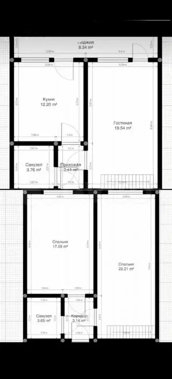 3-к. квартира, 78 м, 3/4 эт. - Фото 0
