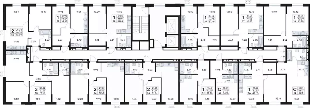 1-к кв. Приморский край, Владивосток Катерная ул., 31/2 (32.2 м) - Фото 2