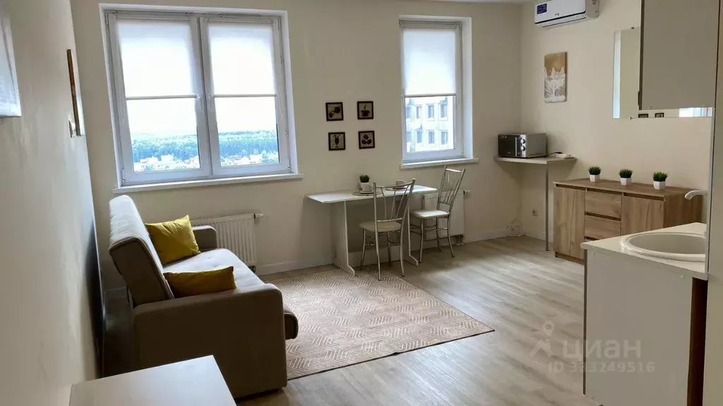 Студия Москва Внуковское поселение, ул. Анны Ахматовой, 11к1 (27.0 м) - Фото 2