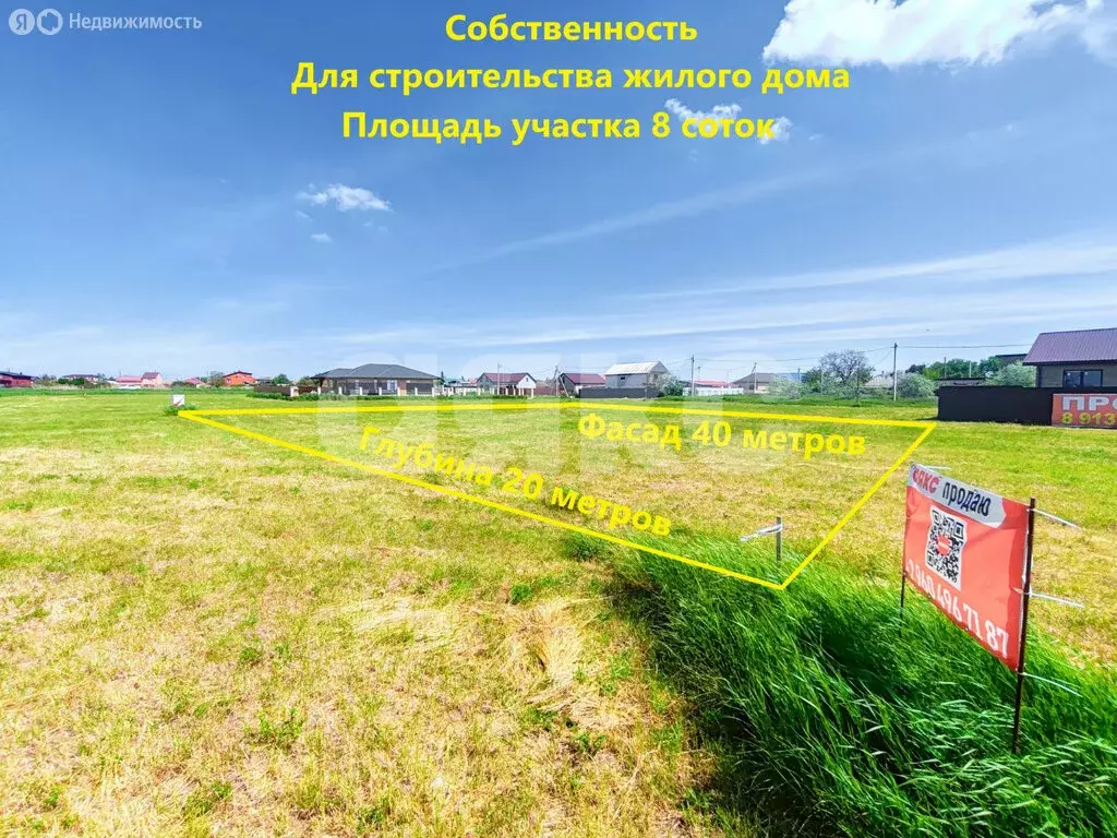 Участок в посёлок Пересыпь, Южная улица (8 м) - Фото 0