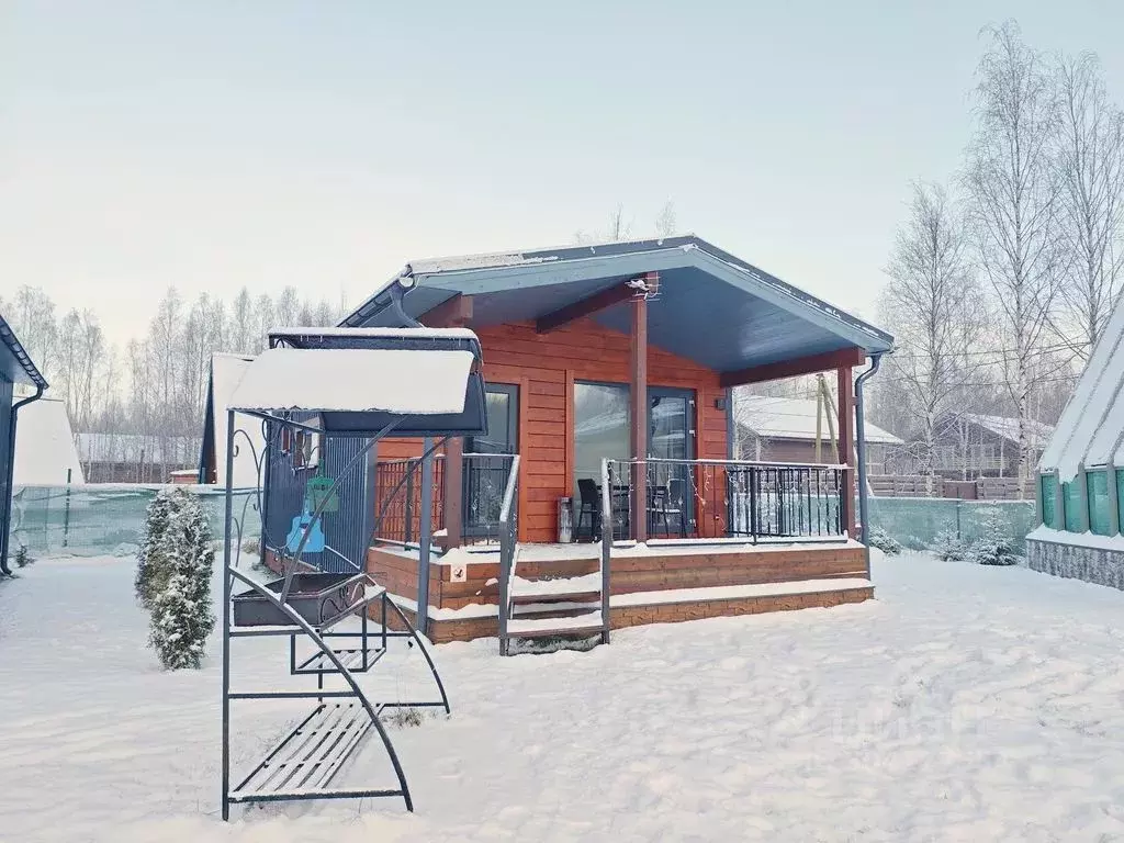 Дом в Ленинградская область, Приозерский район, Красноозерное с/пос, ... - Фото 1