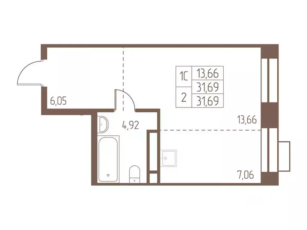 Студия Московская область, Ивантеевка Пушкинский городской округ, ... - Фото 1
