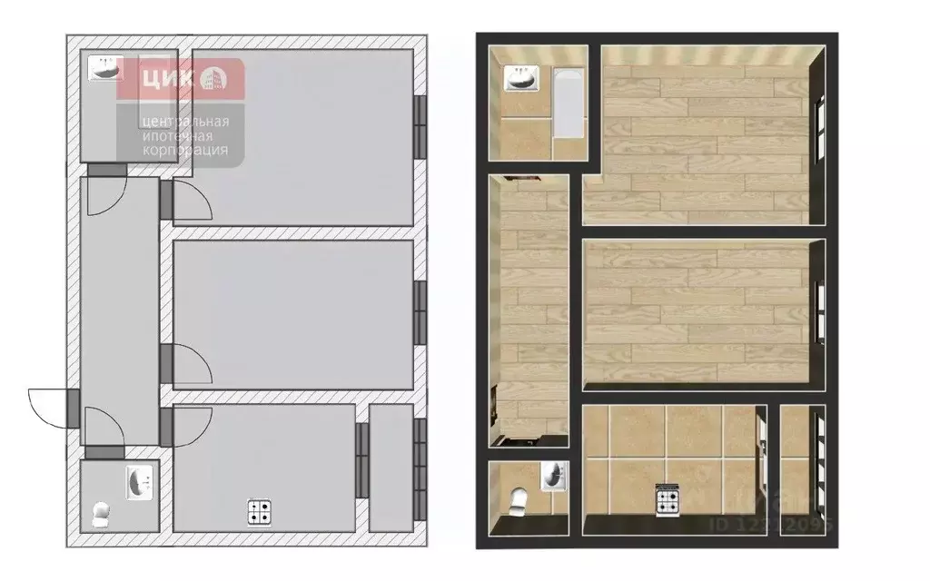 2-к кв. Рязанская область, Рязань ул. Княжье Поле, 16к1 (72.8 м) - Фото 2