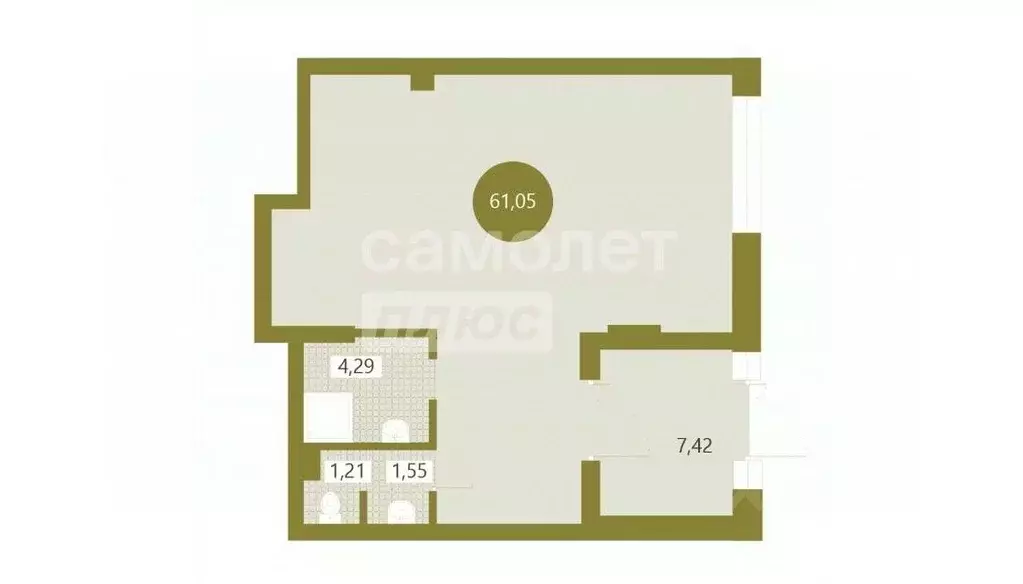 Помещение свободного назначения в Тюменская область, Тюмень ул. ... - Фото 1