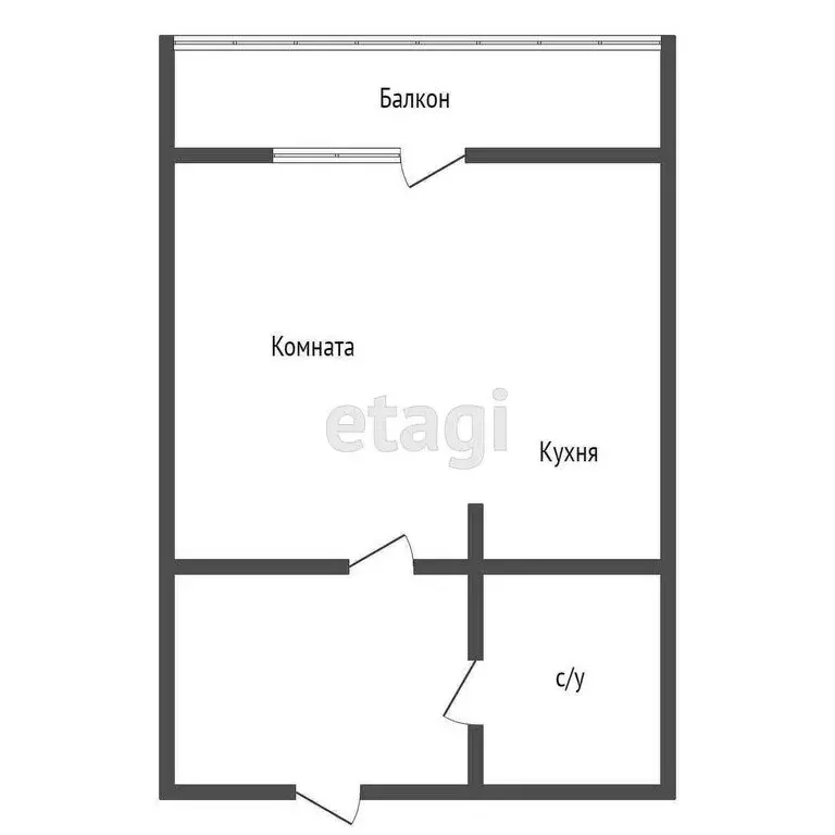 Квартира-студия: Благовещенск, Трудовая улица, 268 (31.7 м) - Фото 0