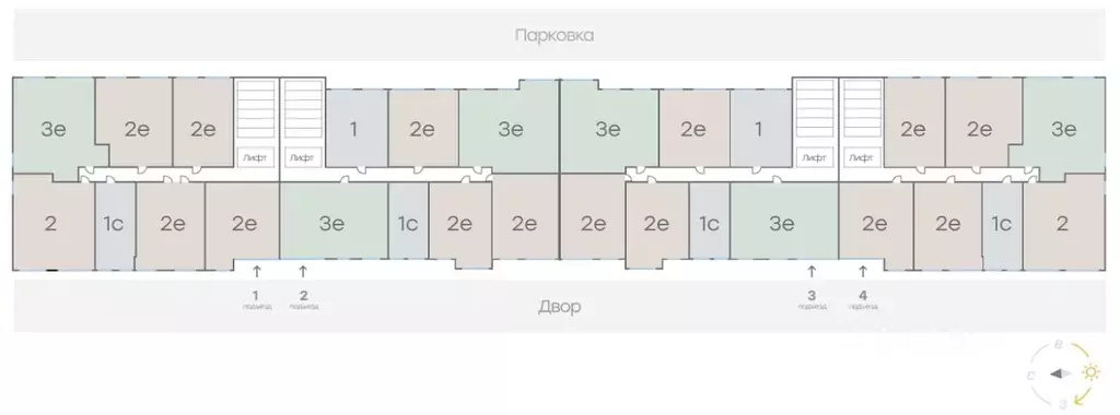 2-к кв. Воронежская область, Новоусманский район, пос. Отрадное ул. ... - Фото 2